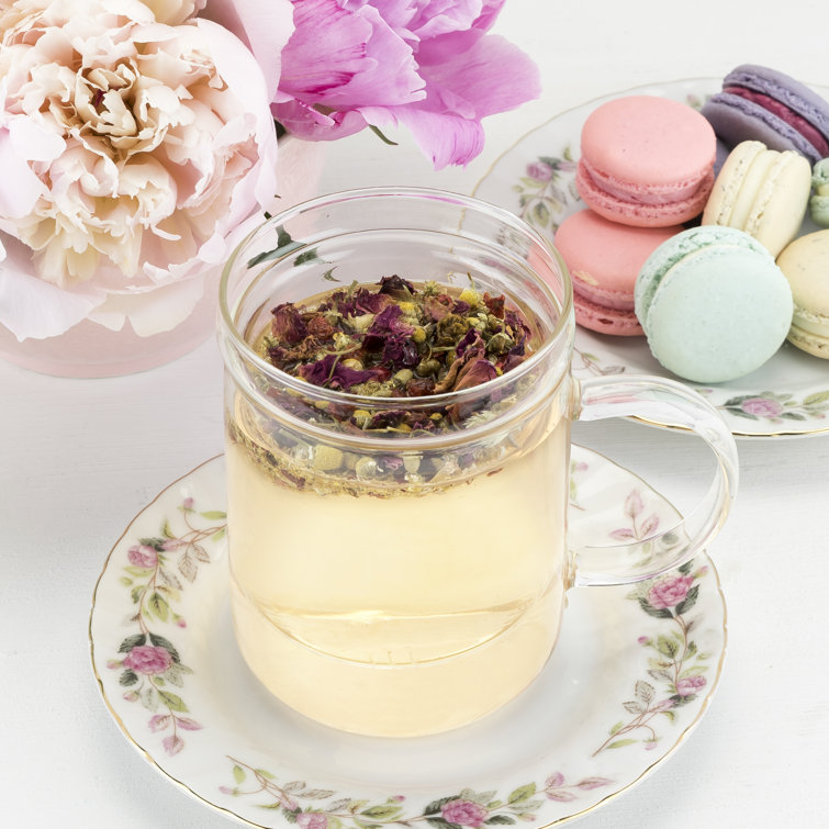 Pinky Up Blake Glass Tea Infuser Mug & Reviews Wayfair